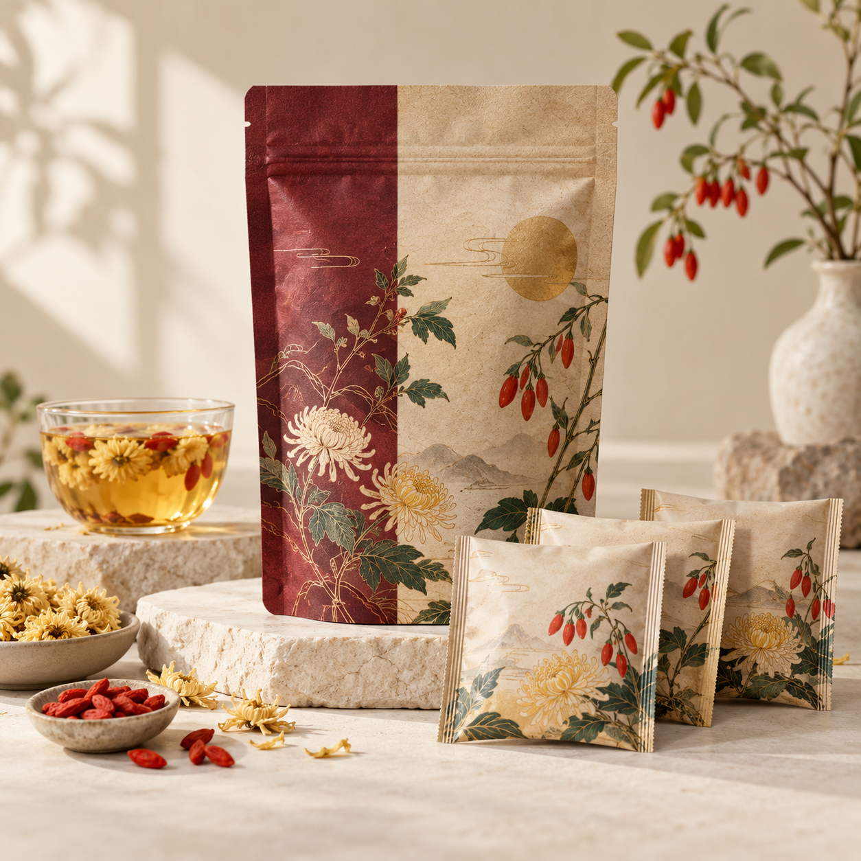 Daily Balance Herbal Tea packaging